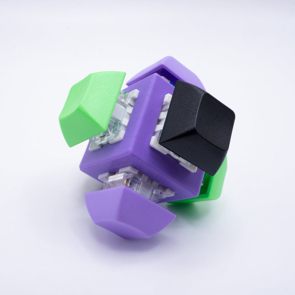 EVA 6 Key Mechanical Fidget Cube Toy - From Scratch