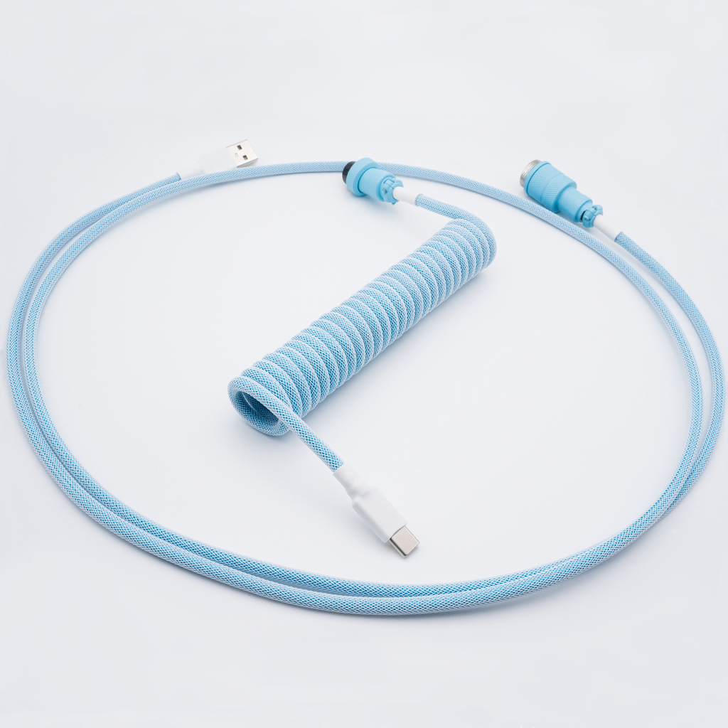 Pastel Blue Keyboard Cable - From Scratch