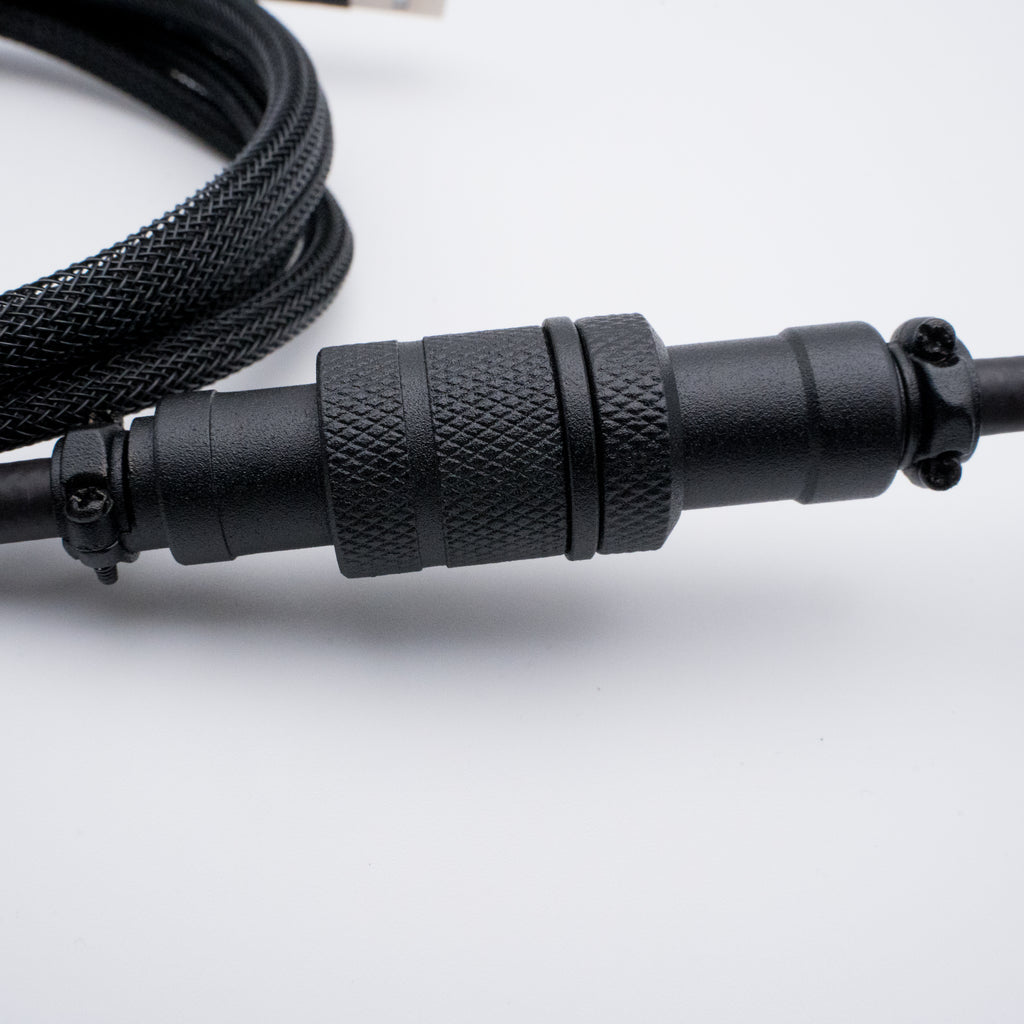 Triple Black Keyboard Cable - From Scratch
