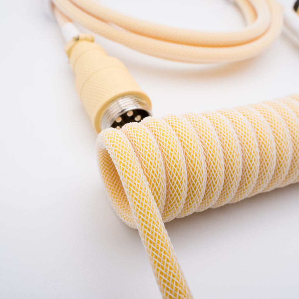 Pastel Yellow Keyboard Cable - From Scratch