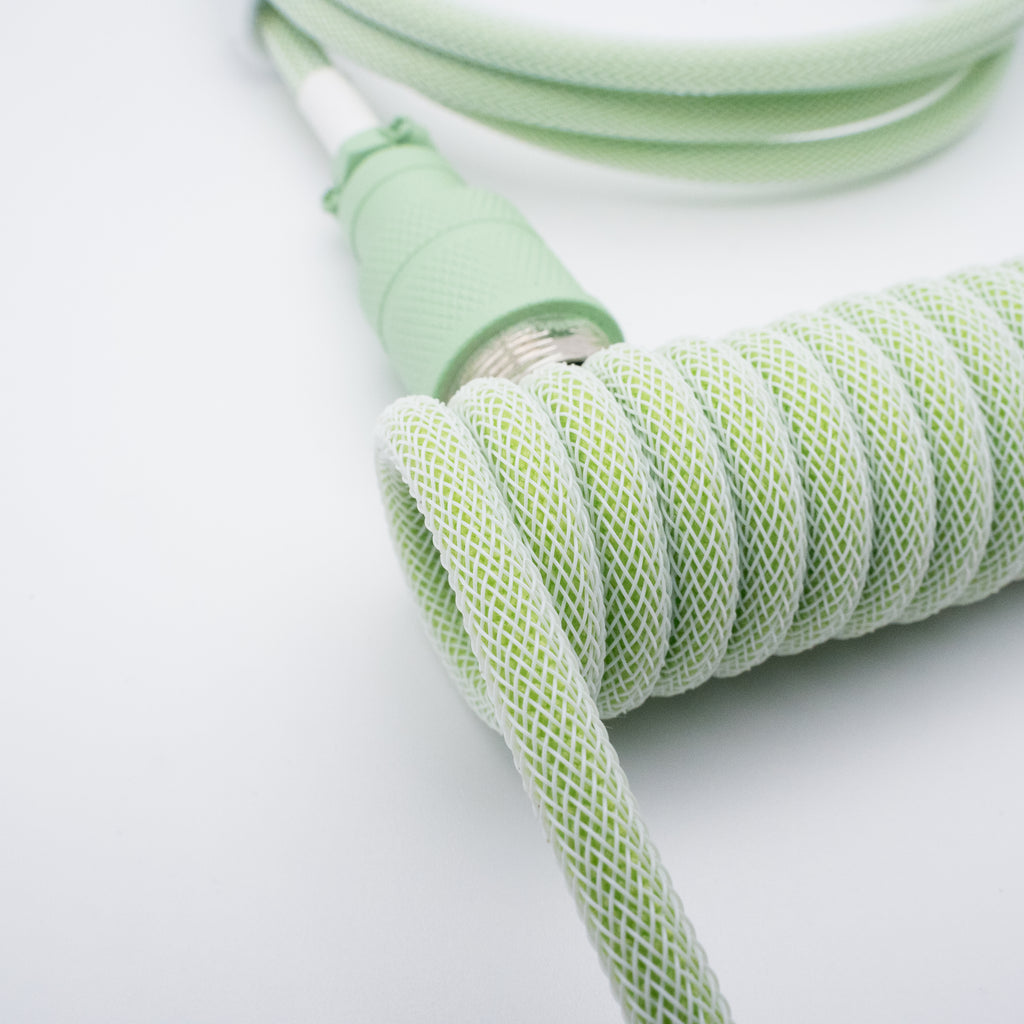 Pastel Green Keyboard Cable - From Scratch
