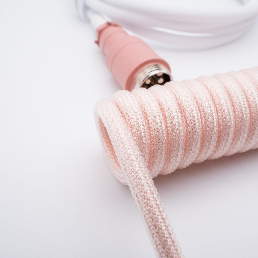Pretty Peach Keyboard Cable - From Scratch