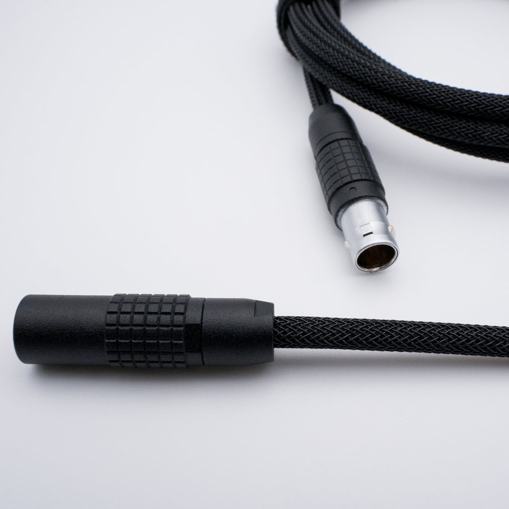 Triple Black Straight FEMO Keyboard Cable - From Scratch