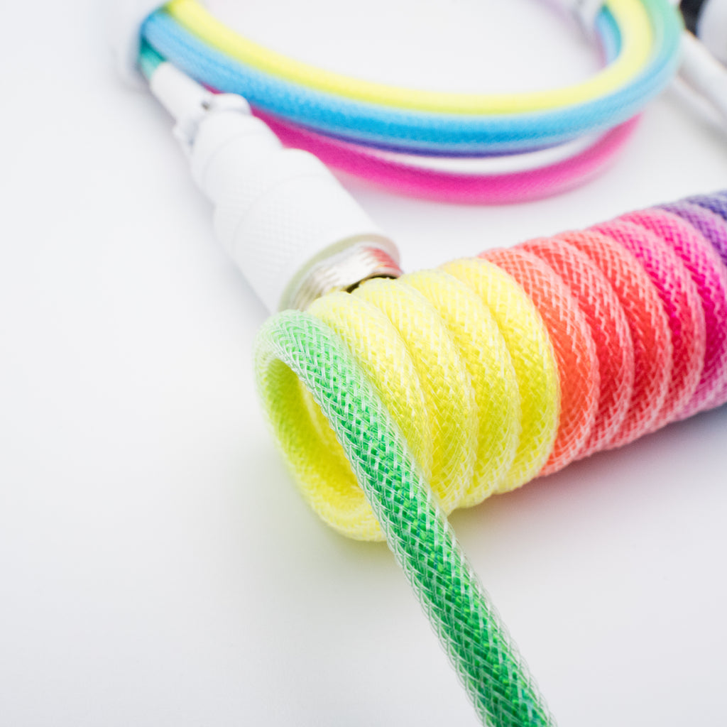 Bright Rainbow Keyboard Cable - From Scratch