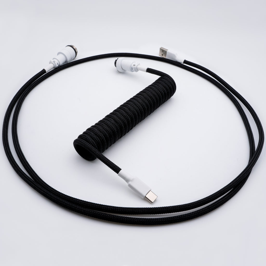 White on Black Keyboard Cable - From Scratch