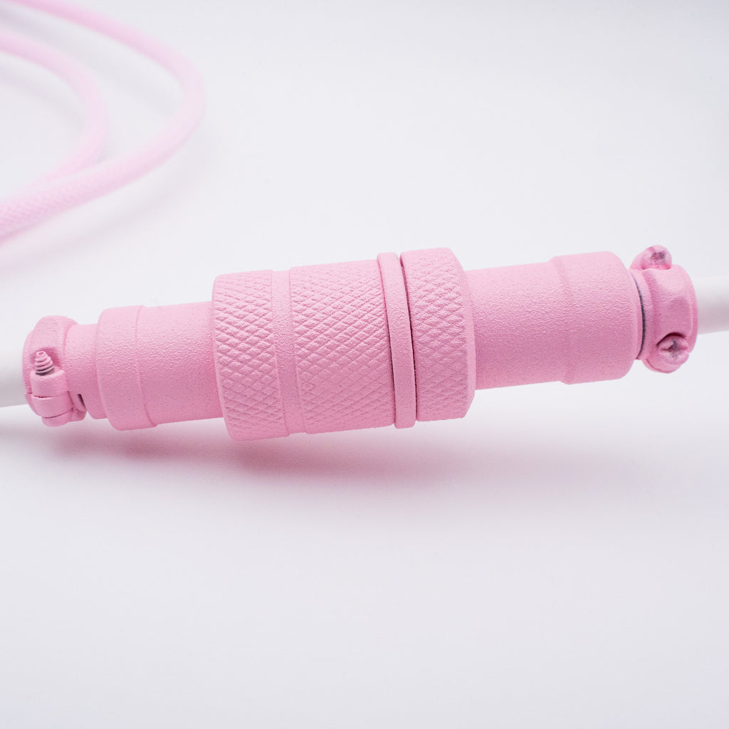 Sakura Pink Mechanical Keyboard Cable - From Scratch