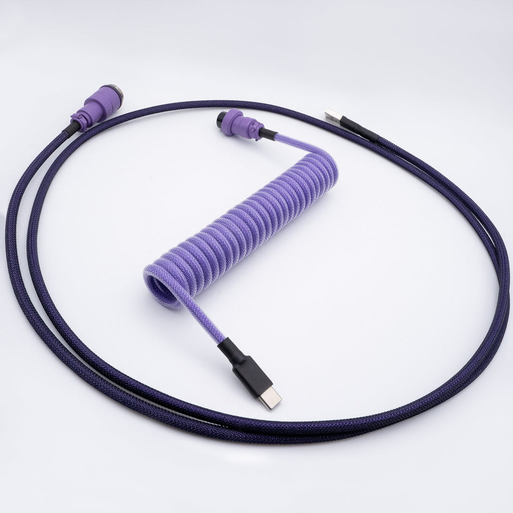 Purple Witch Mechanical Keyboard Cable - From Scratch